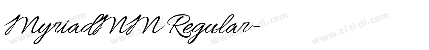 MyriadMM Regular字体转换 MyriadMM Regular字体转换